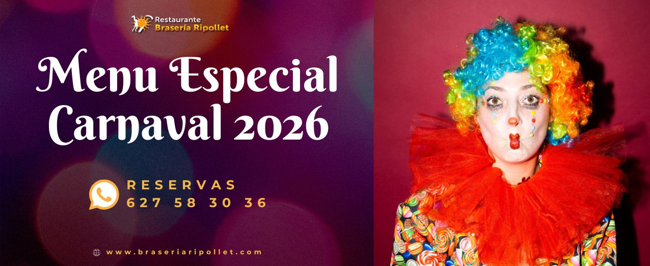 Menú Especial Carnaval 2026