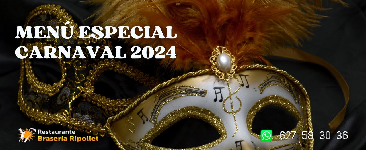 Menú Especial Carnaval 2024